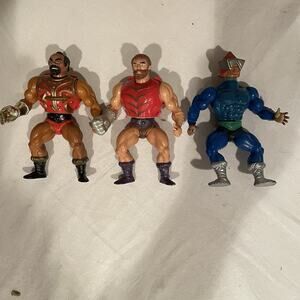 1983 Lot Of 3 Mattel Masters of the Universe Vintage MOTU